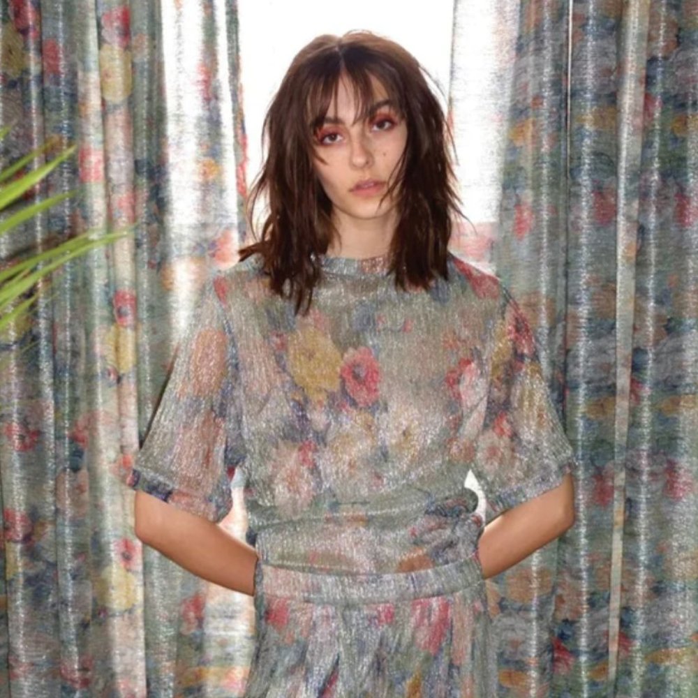 Mia Vesper Monet Plissé T-Shirt Unisex Small